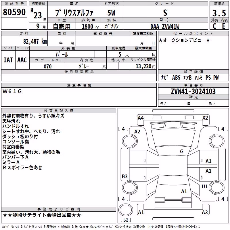 TOYOTA PRIUS ALPHA