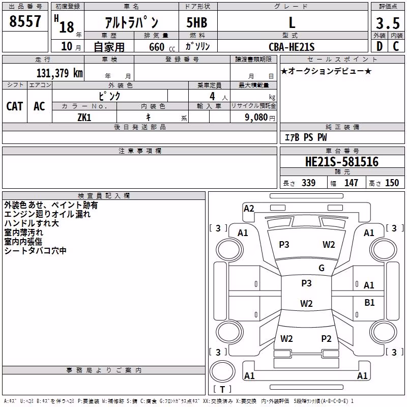 SUZUKI ALTO LAPIN