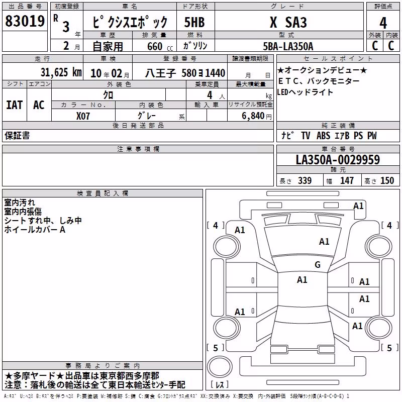 TOYOTA PIXIS EPOCH