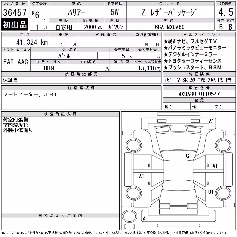 TOYOTA HARRIER
