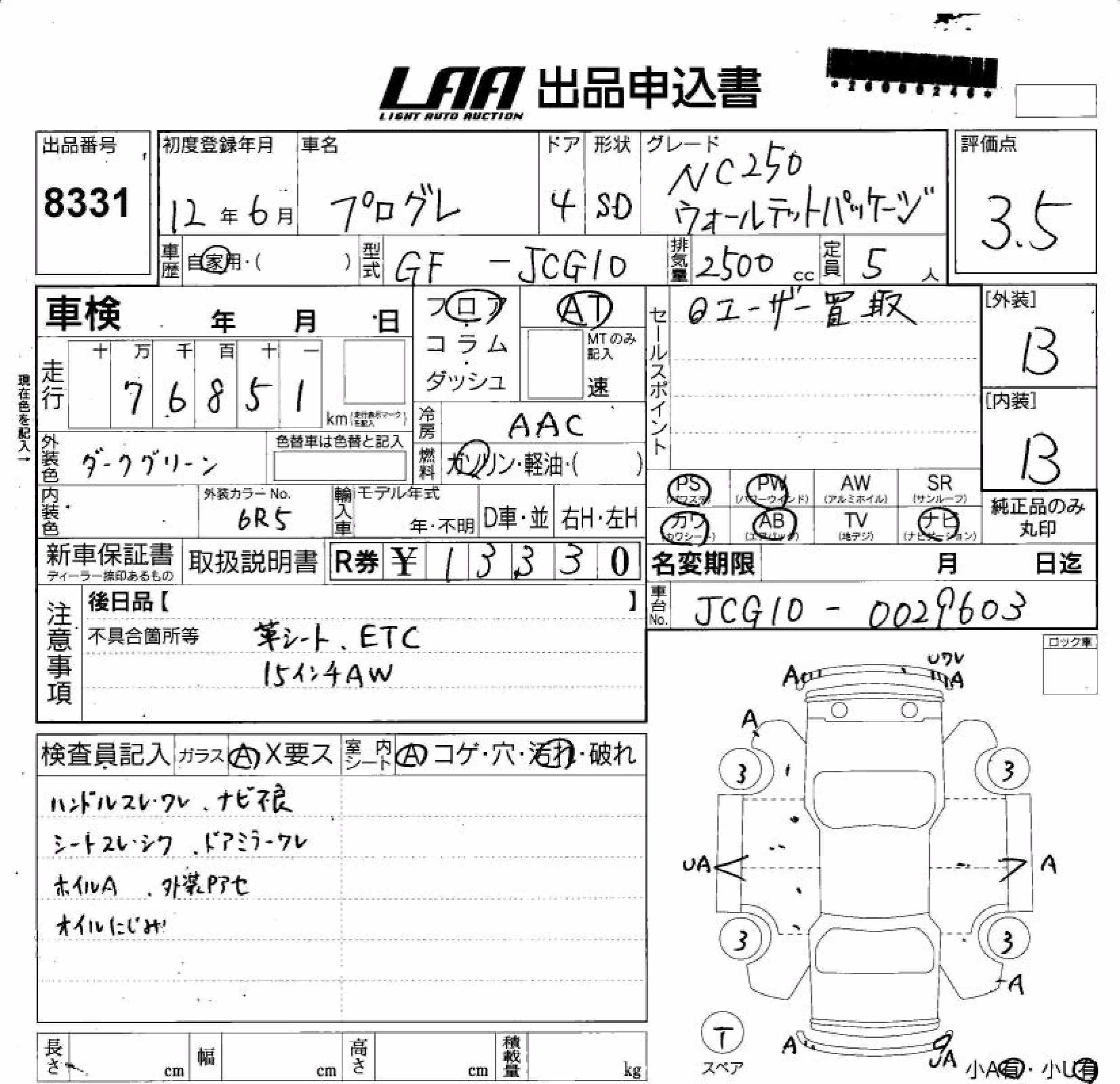 TOYOTA PROGRES