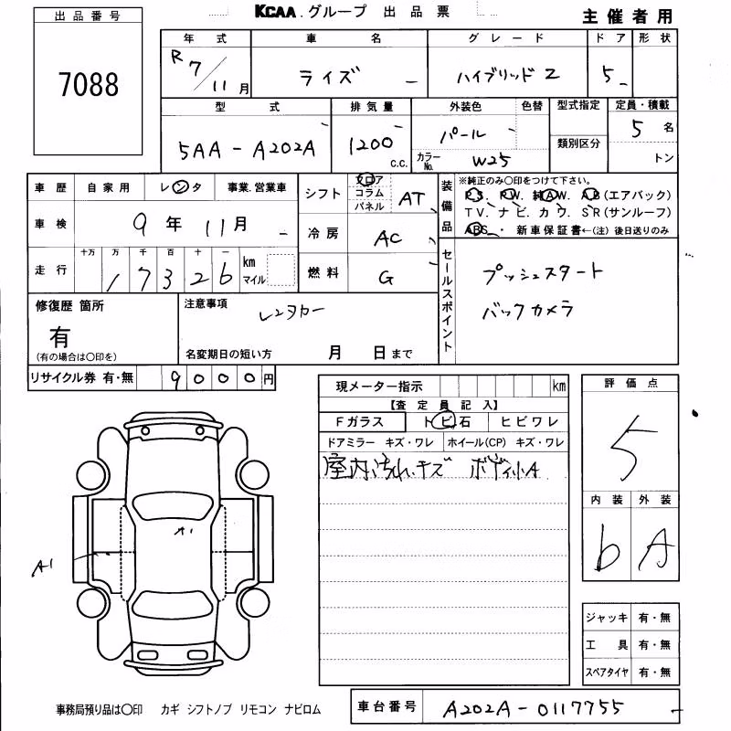 TOYOTA RAIZE