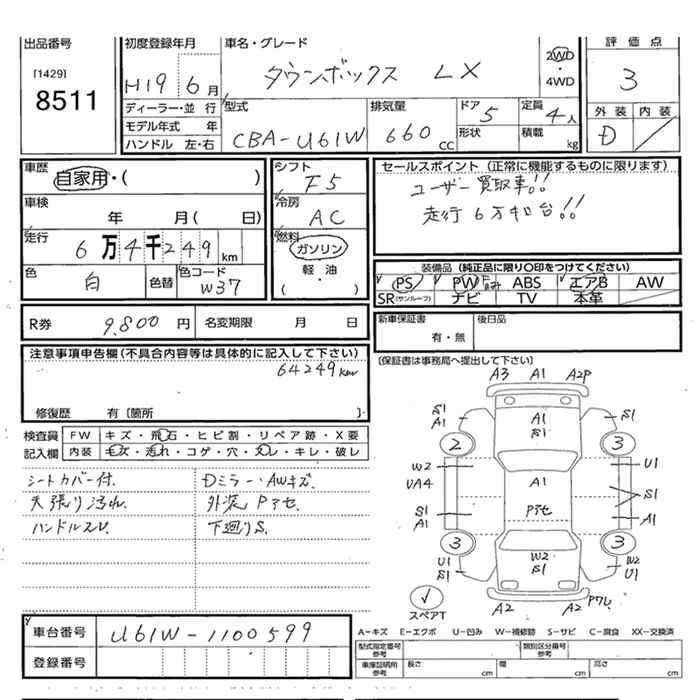 MITSUBISHI TOWN BOX