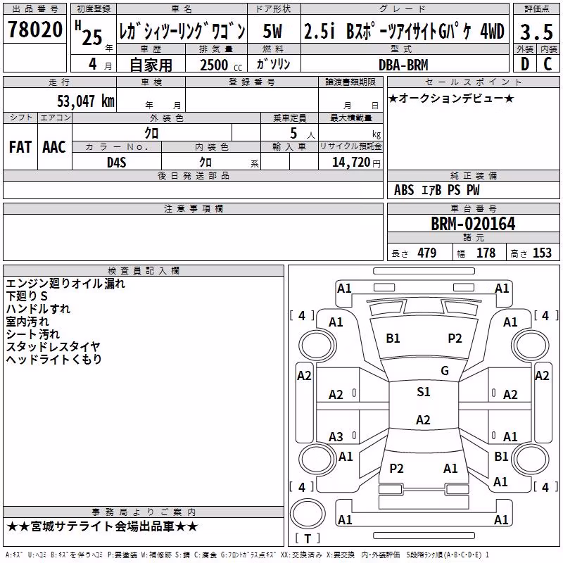 SUBARU LEGACY