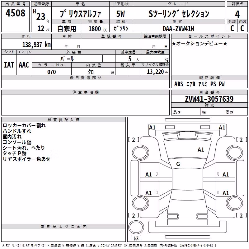TOYOTA PRIUS ALPHA