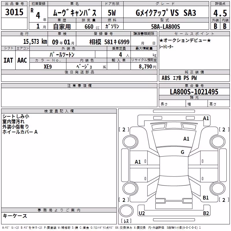 DAIHATSU MOVE CANBUS
