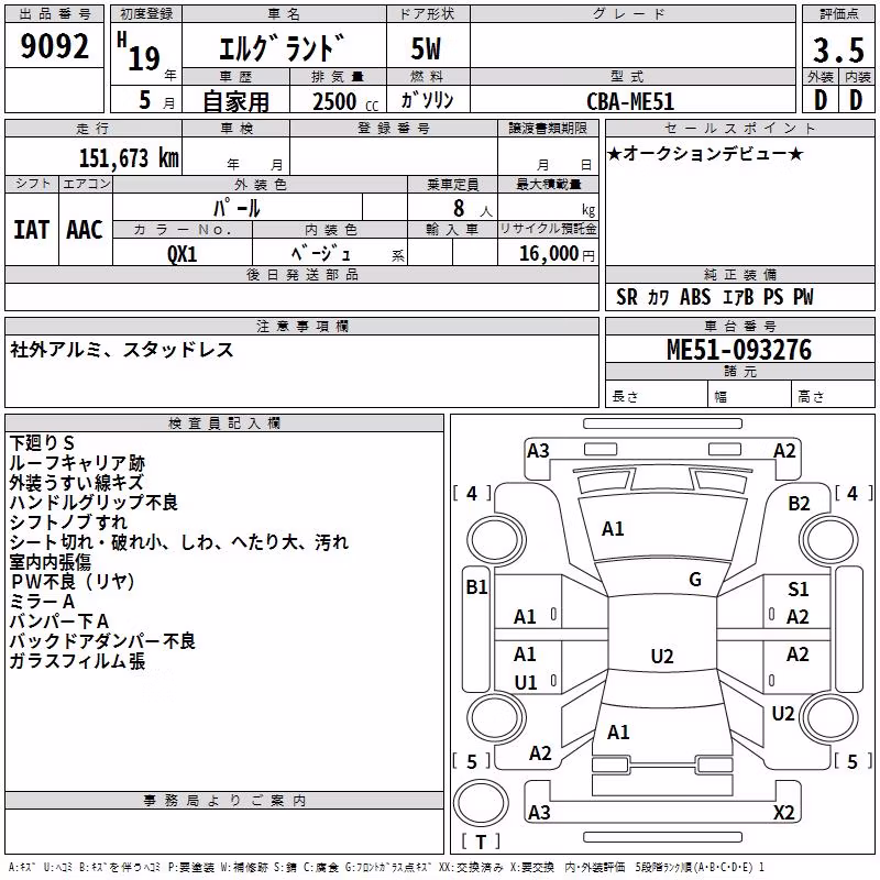 NISSAN ELGRAND
