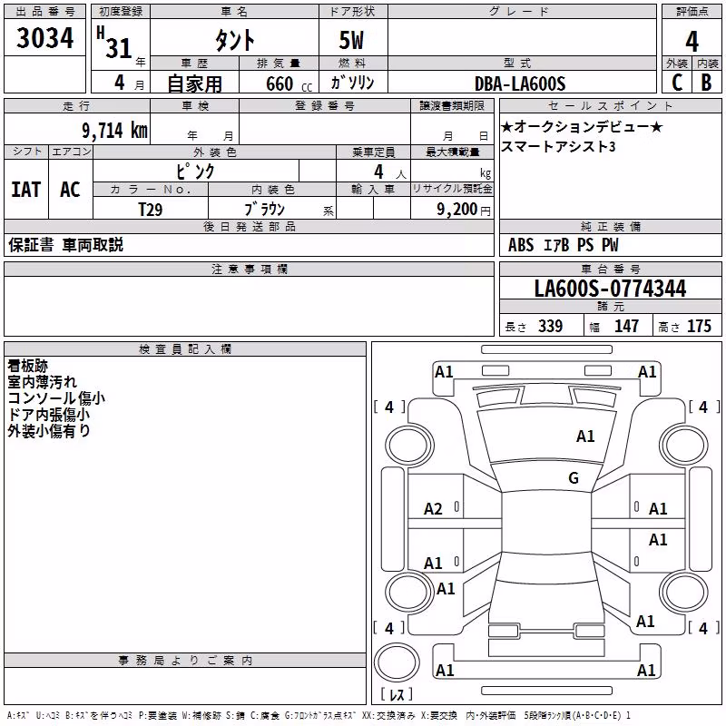 DAIHATSU TANTO