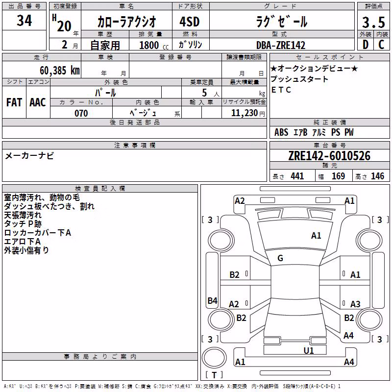 TOYOTA COROLLA AXIO