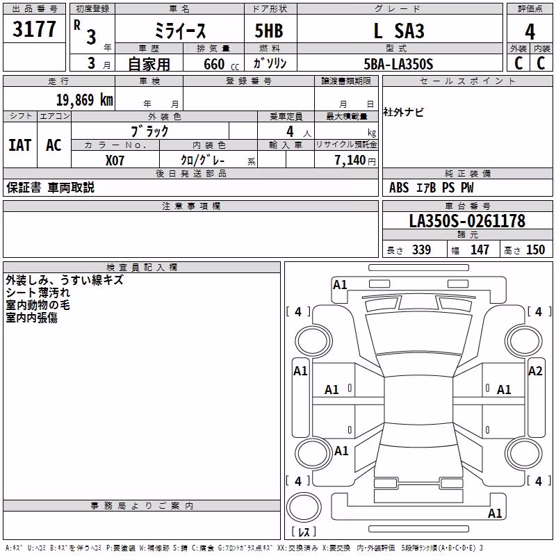 DAIHATSU MIRA E:S