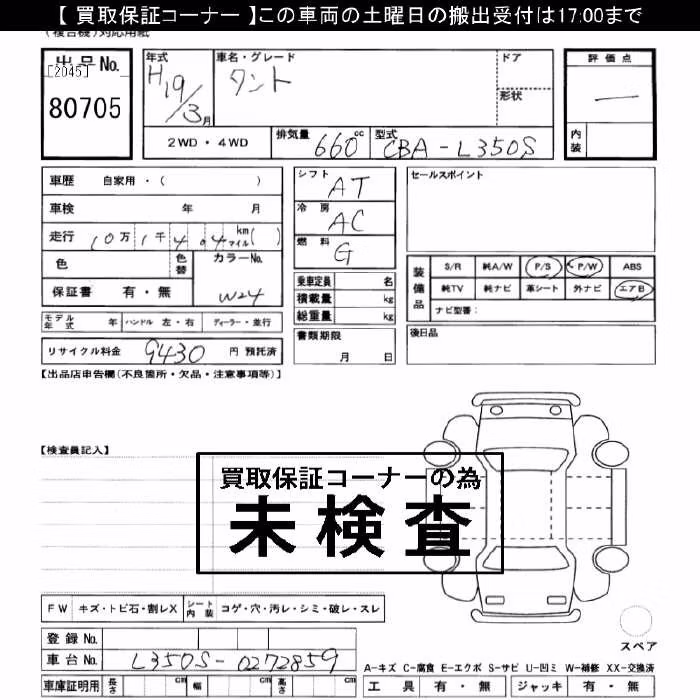 DAIHATSU TANTO