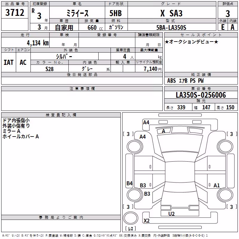 DAIHATSU MIRA E:S