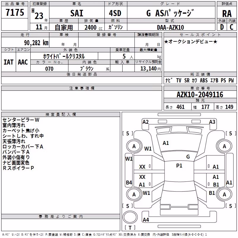 TOYOTA SAI