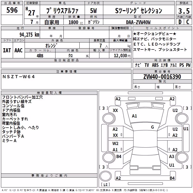 TOYOTA PRIUS ALPHA