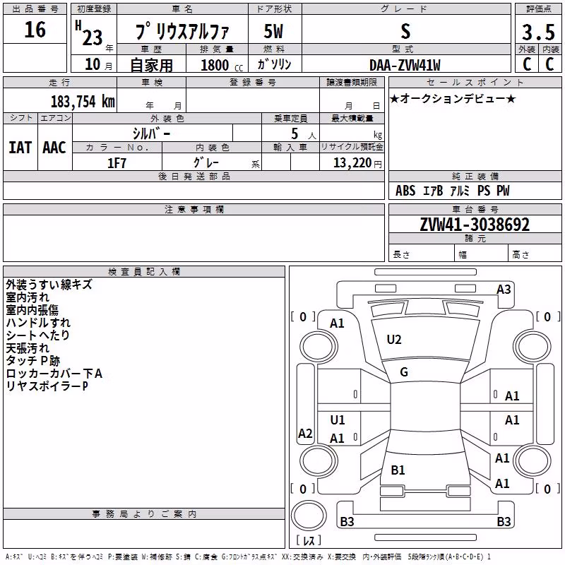 TOYOTA PRIUS ALPHA