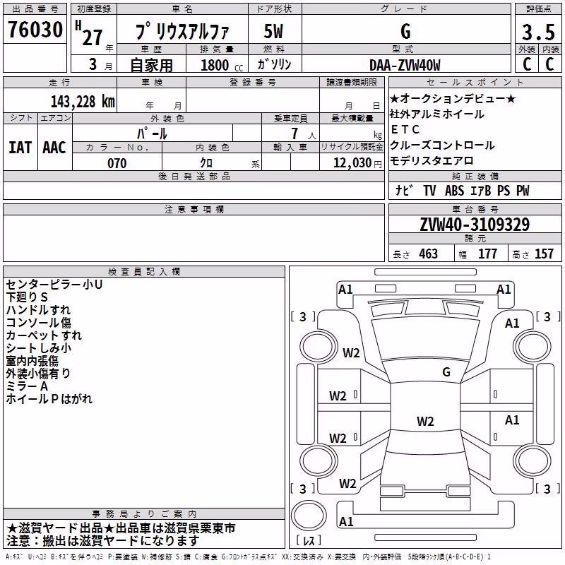 TOYOTA PRIUS ALPHA