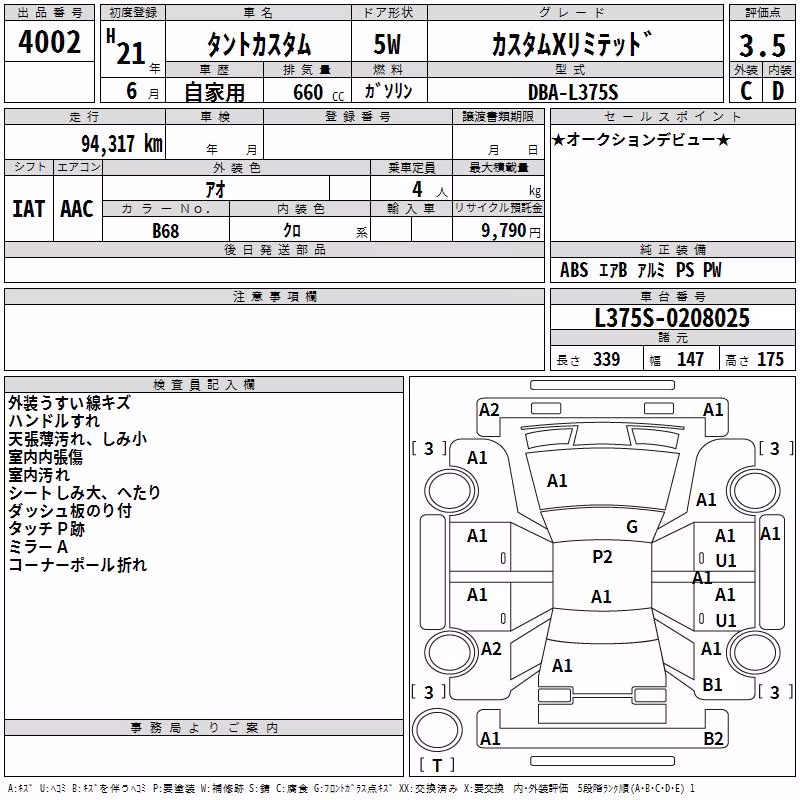 DAIHATSU TANTO