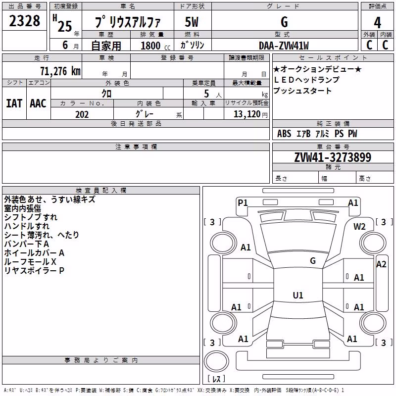 TOYOTA PRIUS ALPHA