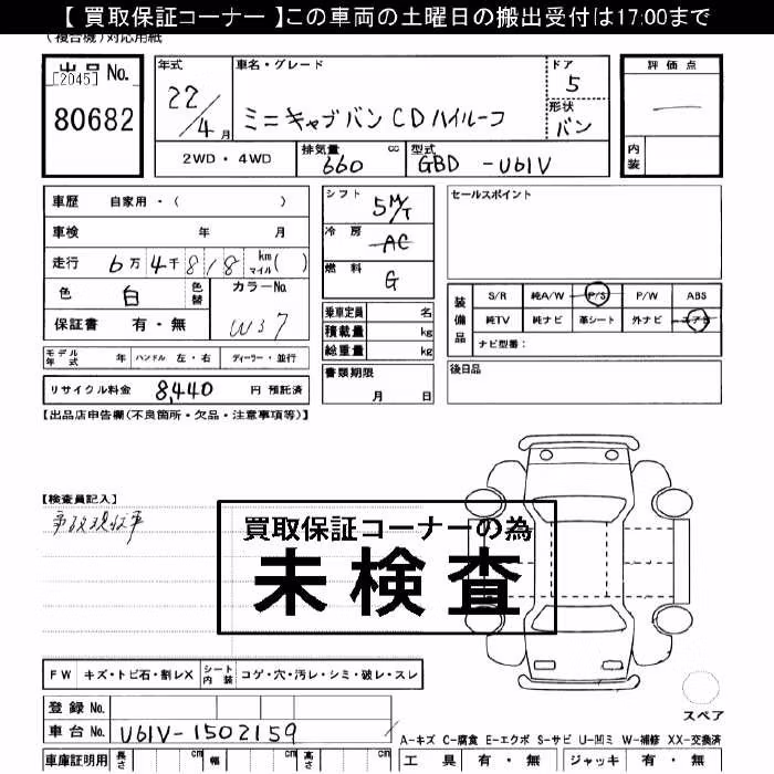 MITSUBISHI MINICAB