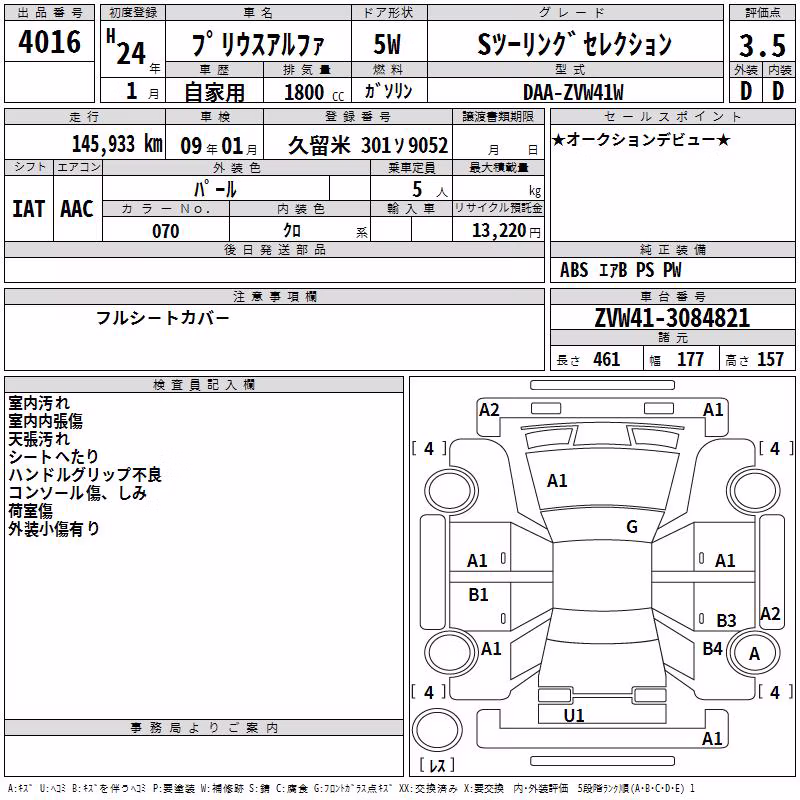 TOYOTA PRIUS ALPHA