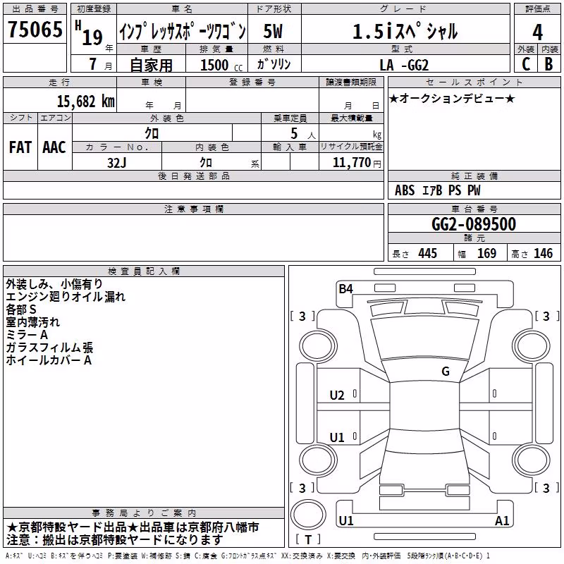 SUBARU IMPREZA