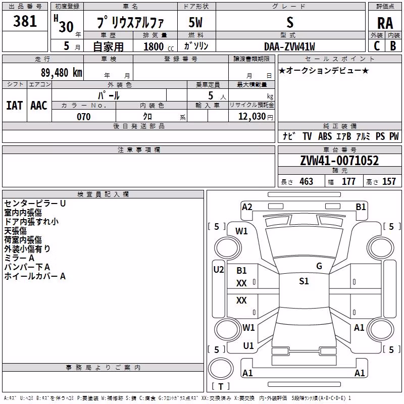 TOYOTA PRIUS ALPHA