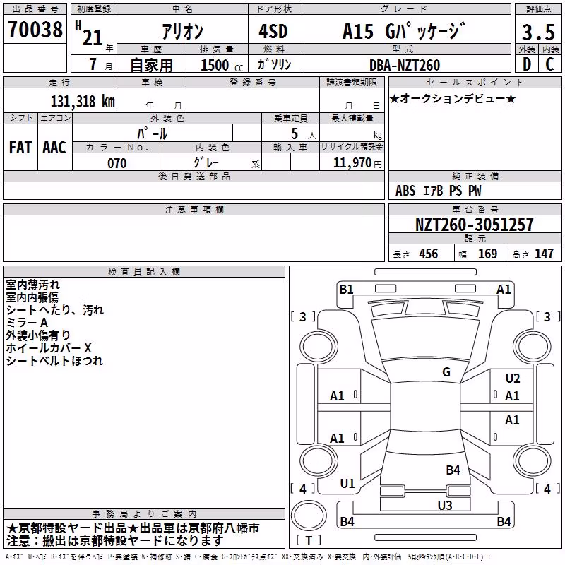 TOYOTA ALLION