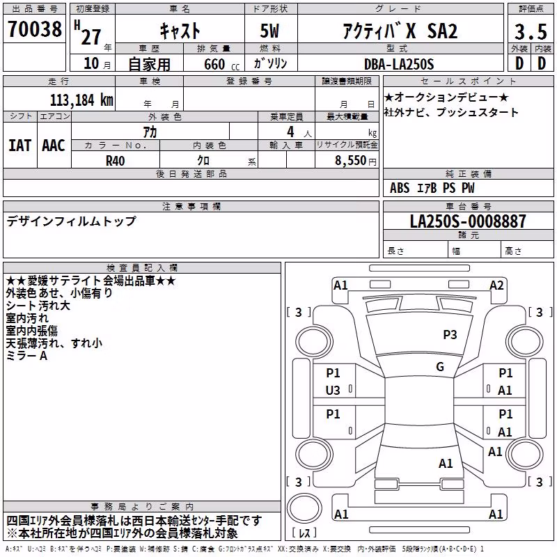DAIHATSU CAST