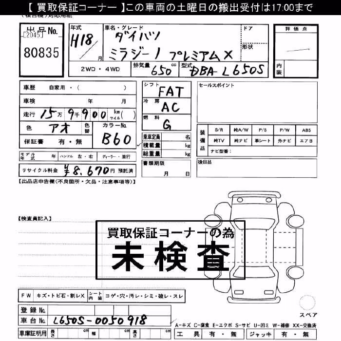 DAIHATSU MIRA GINO