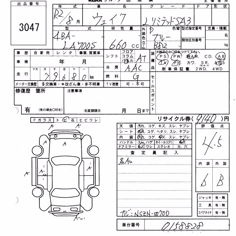 DAIHATSU WAKE
