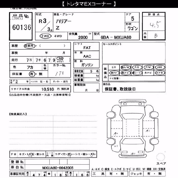 TOYOTA HARRIER