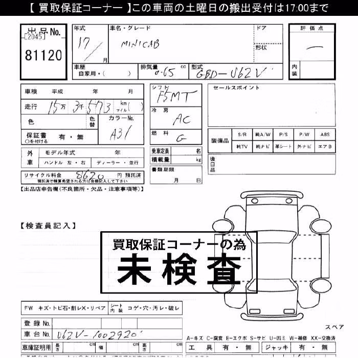 MITSUBISHI MINICAB