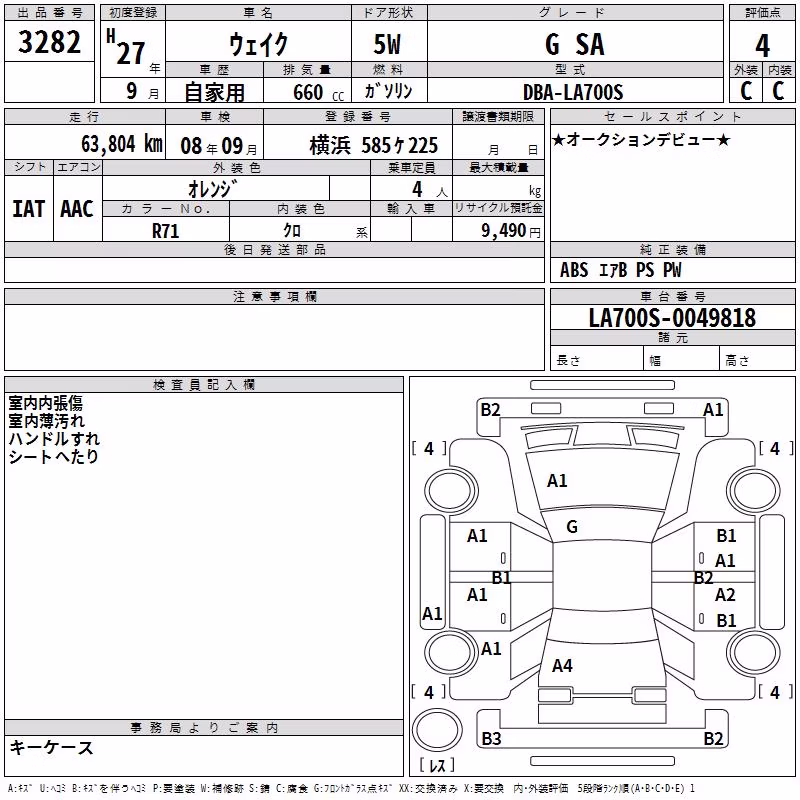 DAIHATSU WAKE
