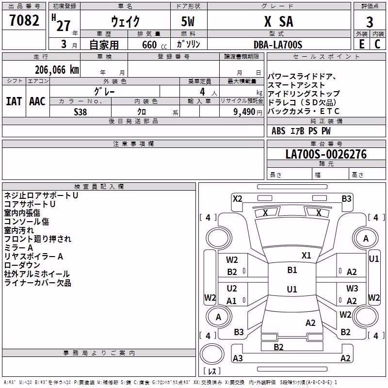 DAIHATSU WAKE