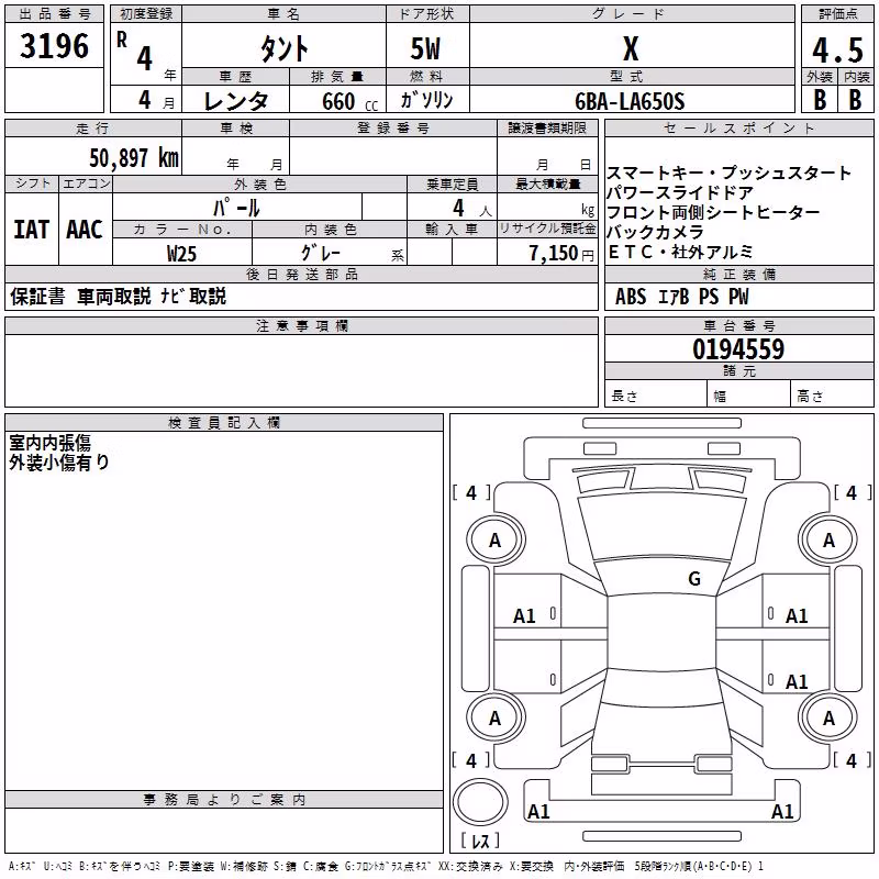 DAIHATSU TANTO