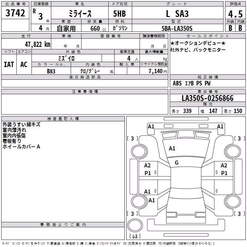 DAIHATSU MIRA E:S
