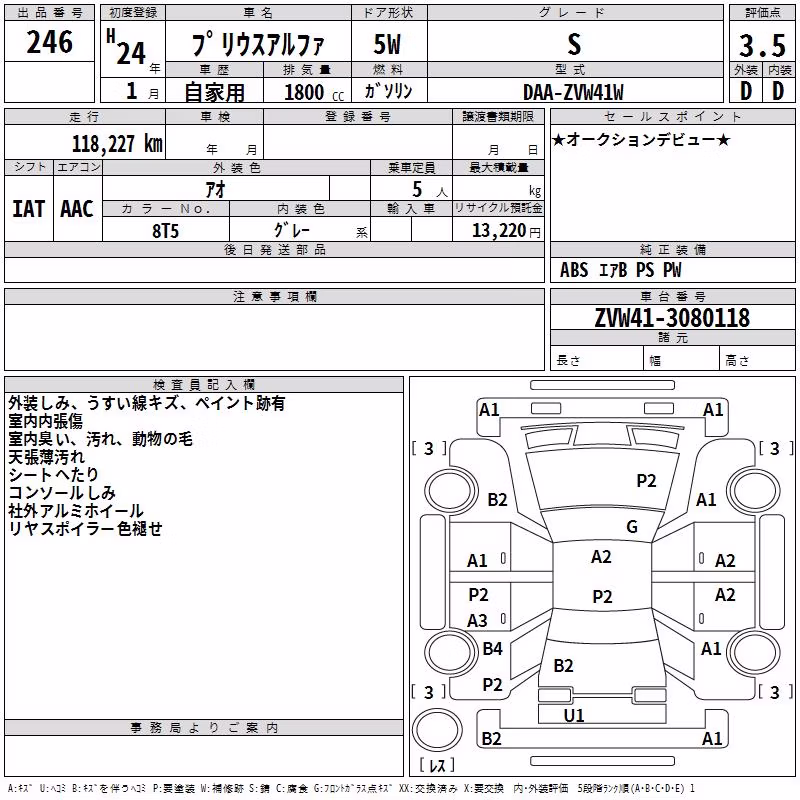 TOYOTA PRIUS ALPHA