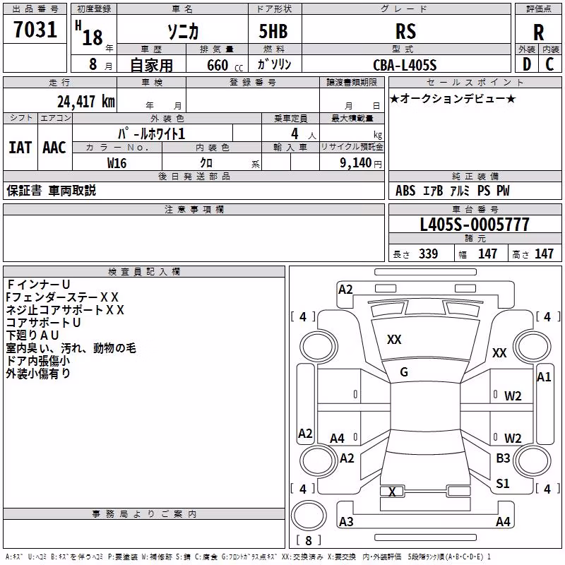 DAIHATSU SONICA