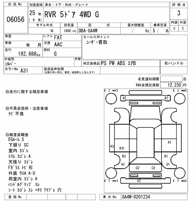MITSUBISHI RVR