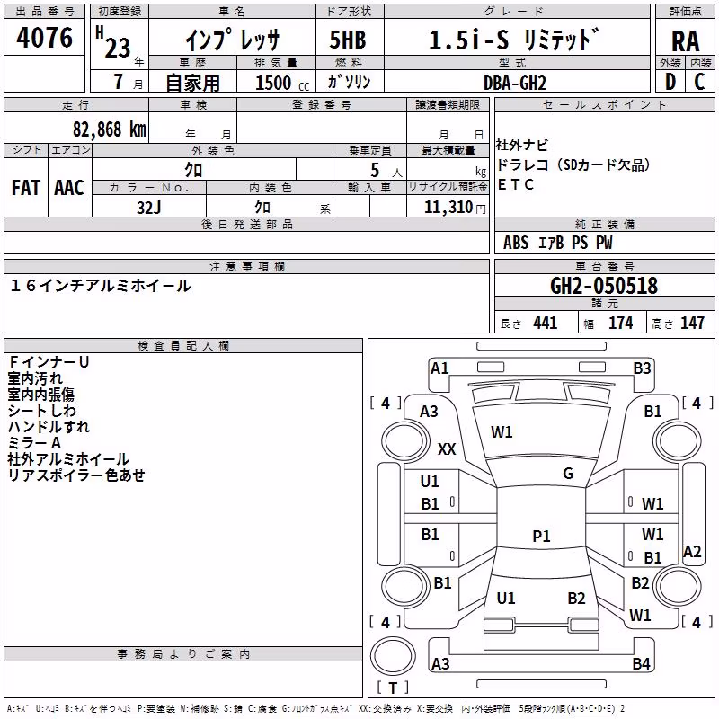 SUBARU IMPREZA