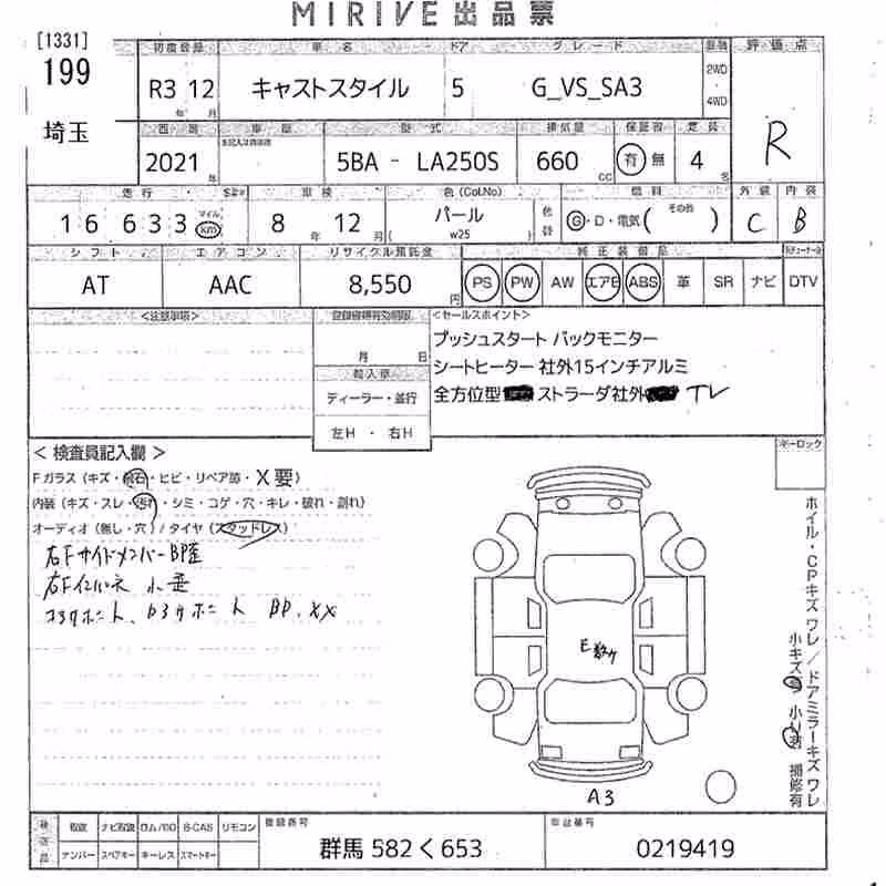 DAIHATSU CAST