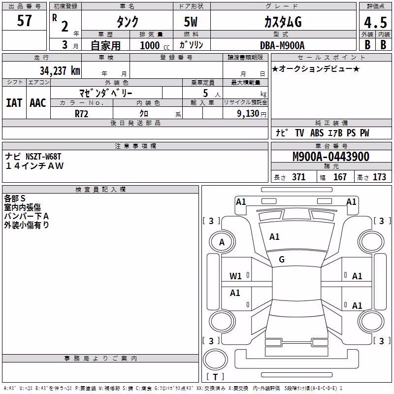 TOYOTA TANK