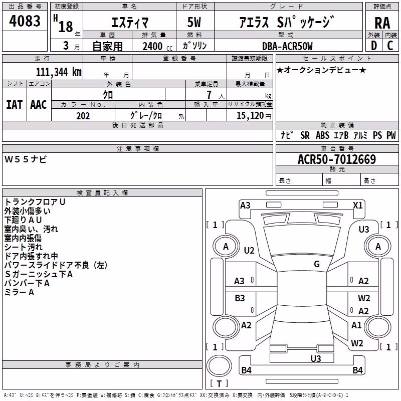 TOYOTA ESTIMA