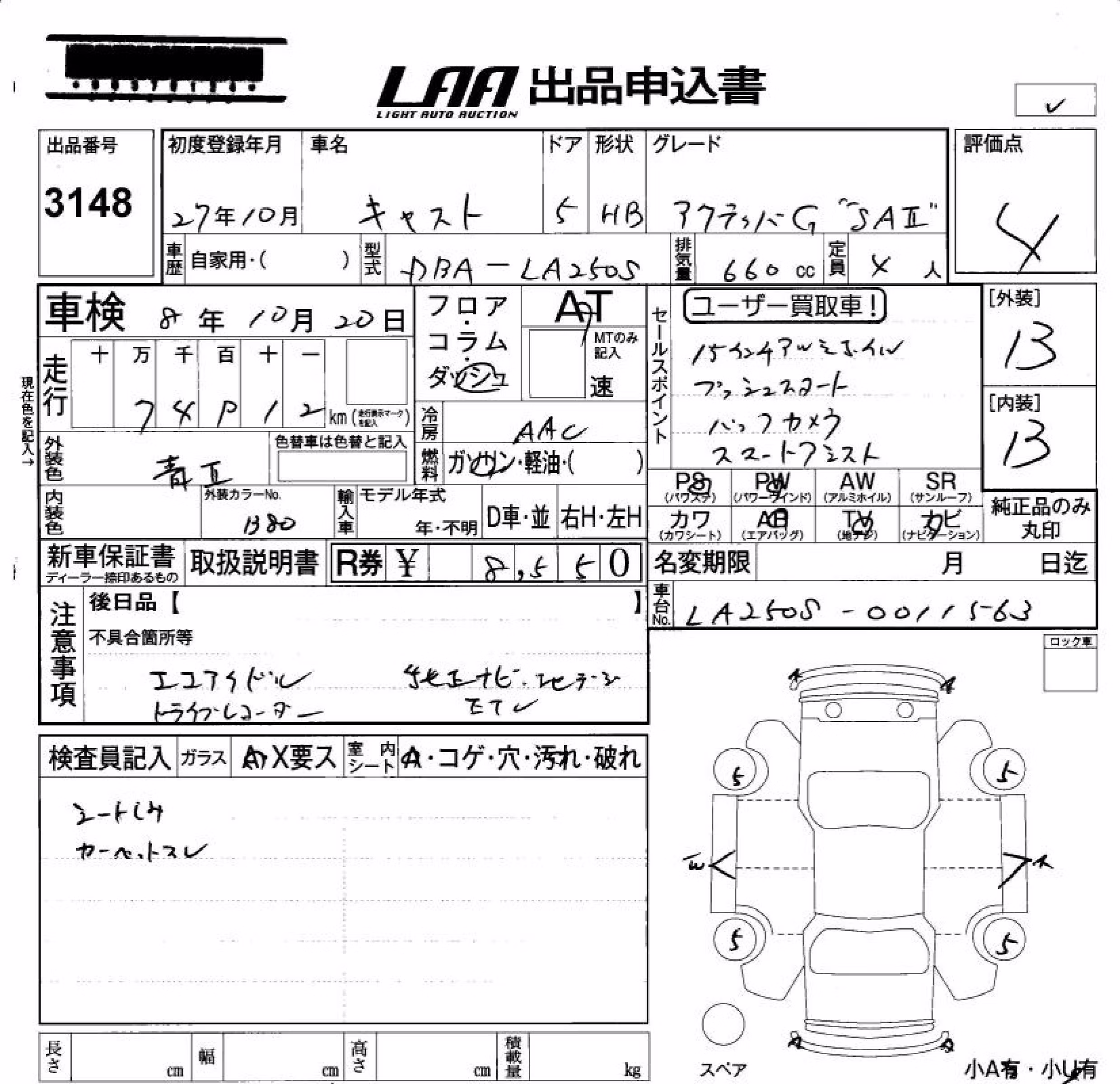 DAIHATSU CAST