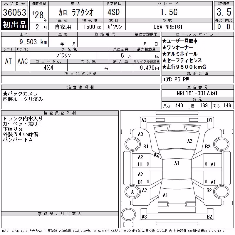 TOYOTA COROLLA AXIO