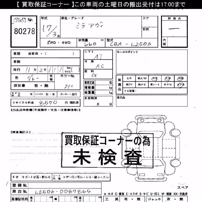 DAIHATSU MIRA AVY