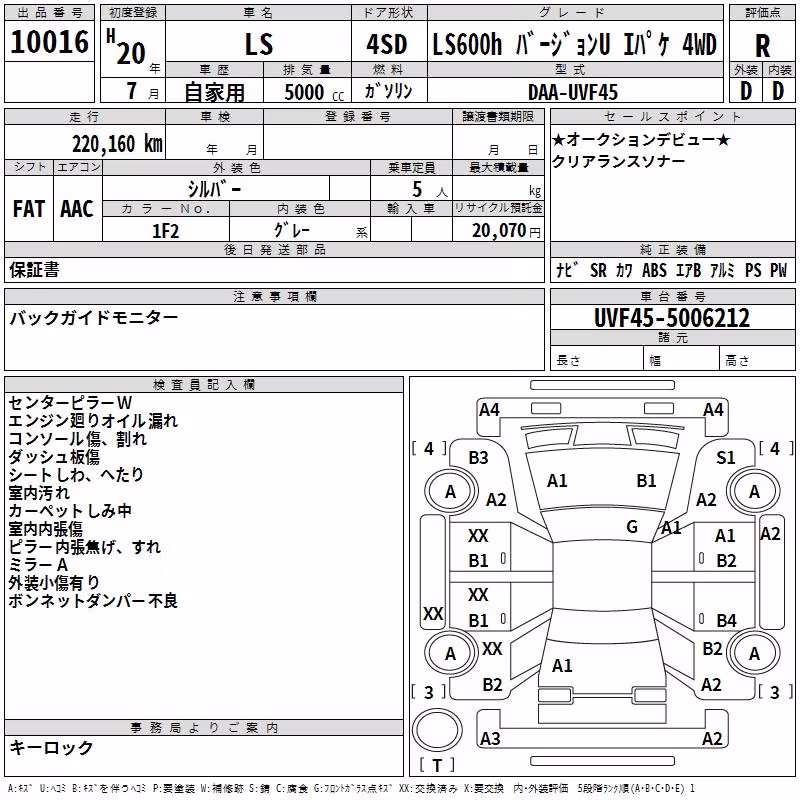 LEXUS LS600H