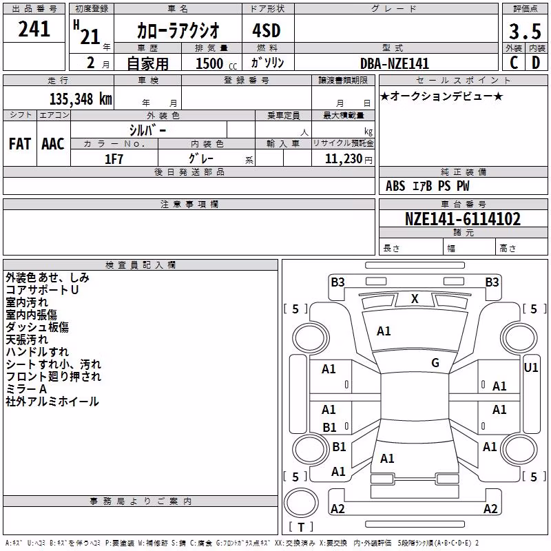 TOYOTA COROLLA AXIO