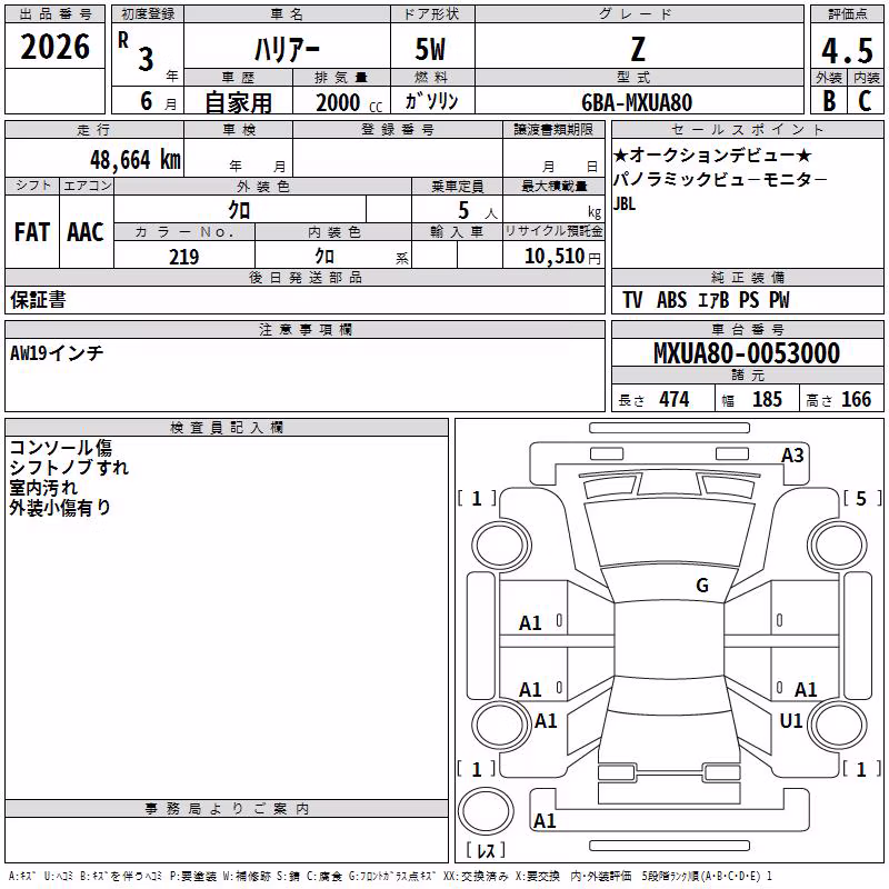 TOYOTA HARRIER