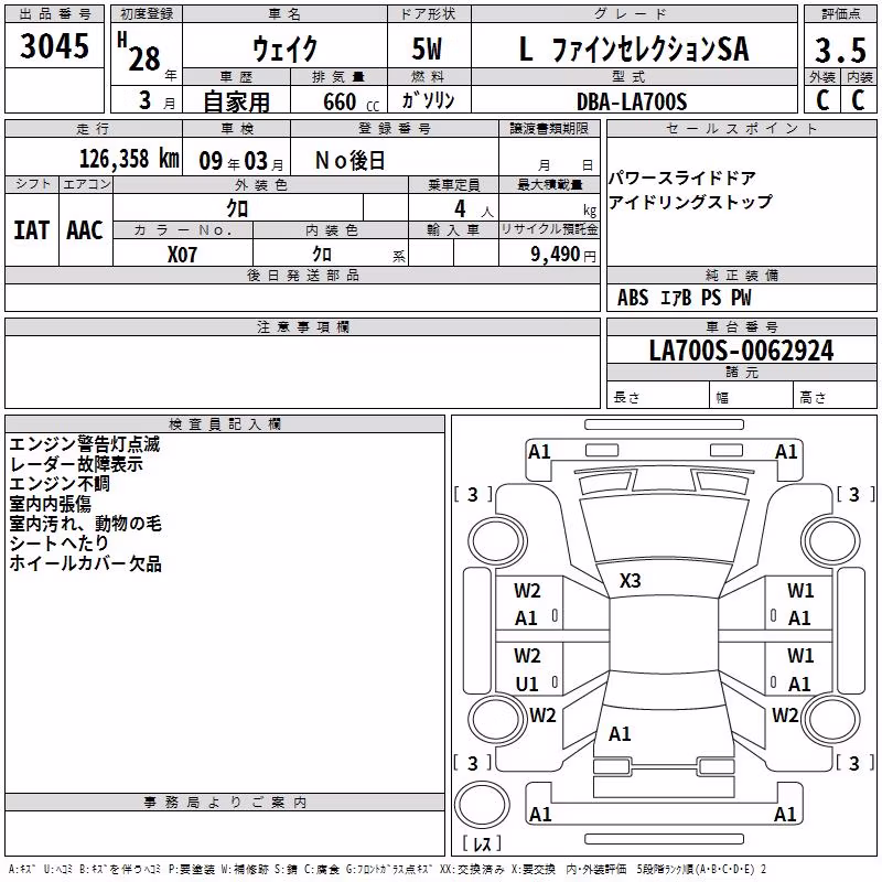 DAIHATSU WAKE
